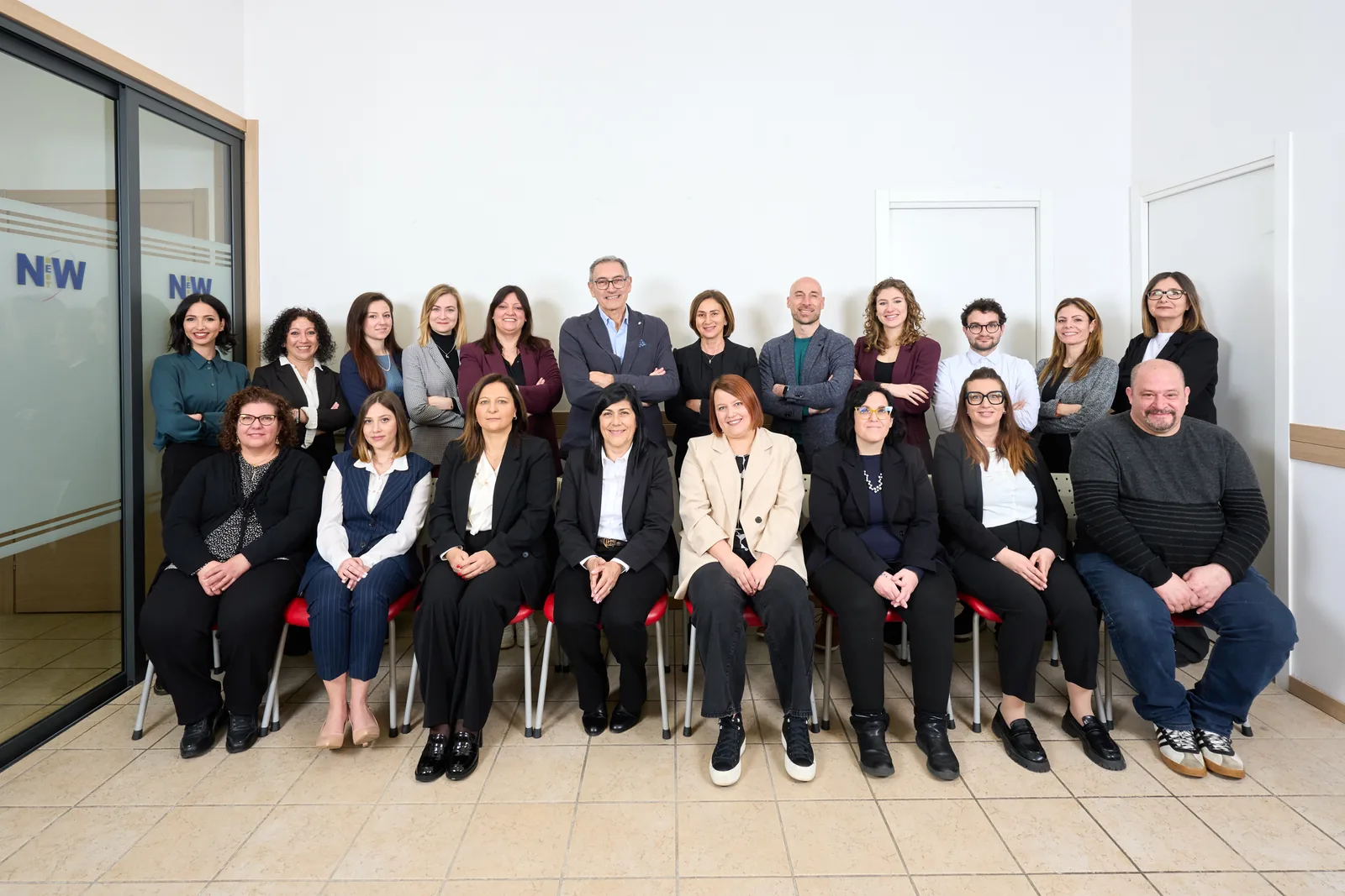 Il team della sede di Pontedera