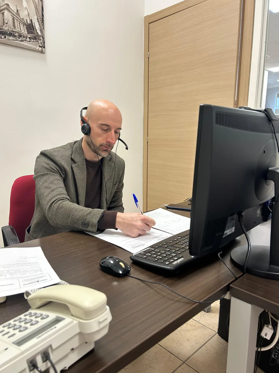 Postazione operativa di un consulente New Best